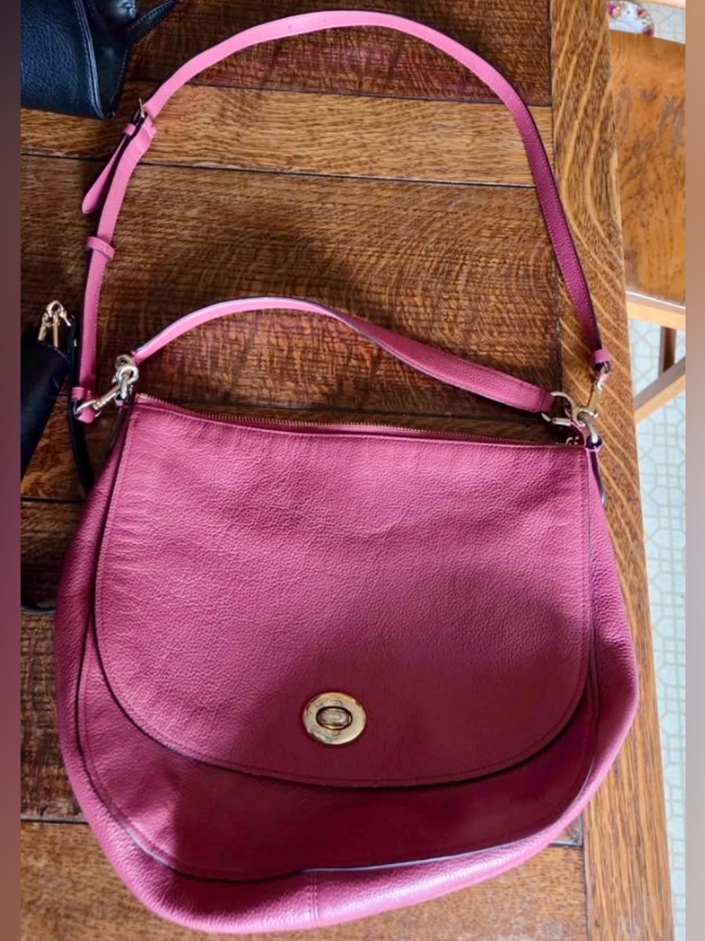 Coach Edie Turnlock Purse